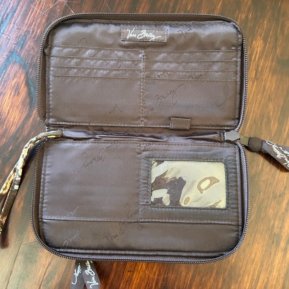 Vera Bradley Chocolate Brown Wallet